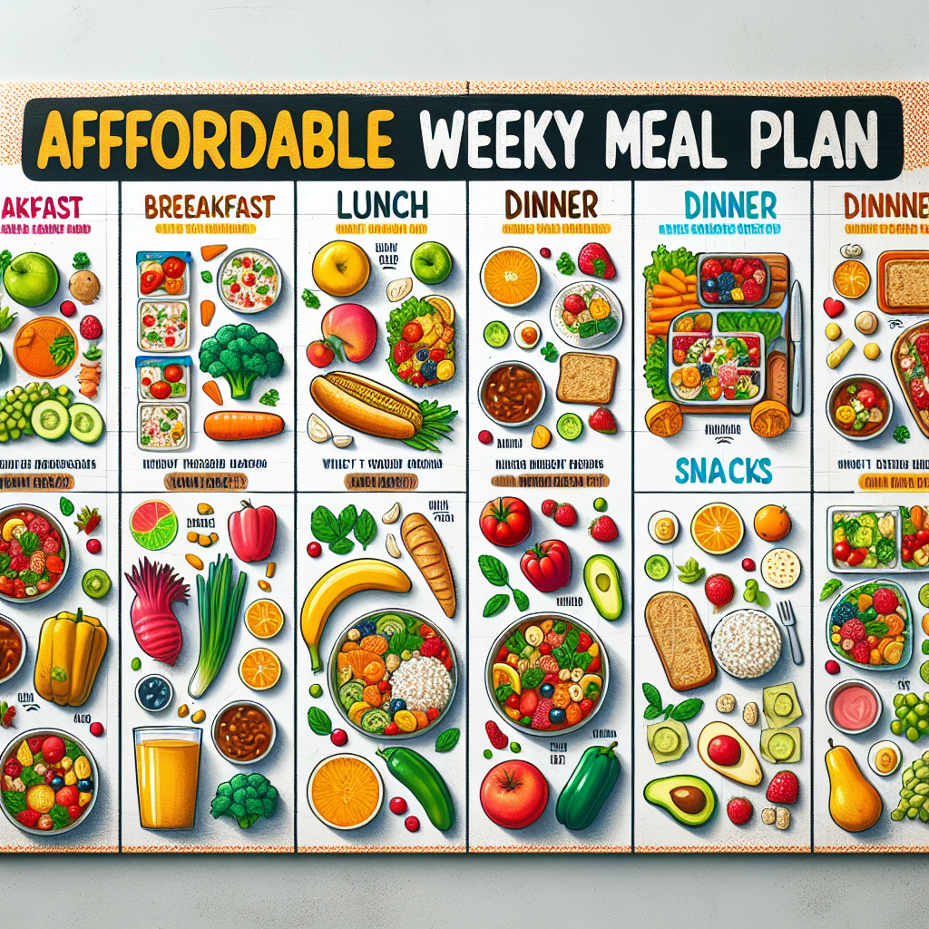 Планирование Недорогого Меню На Неделю: Советы И Рецепты